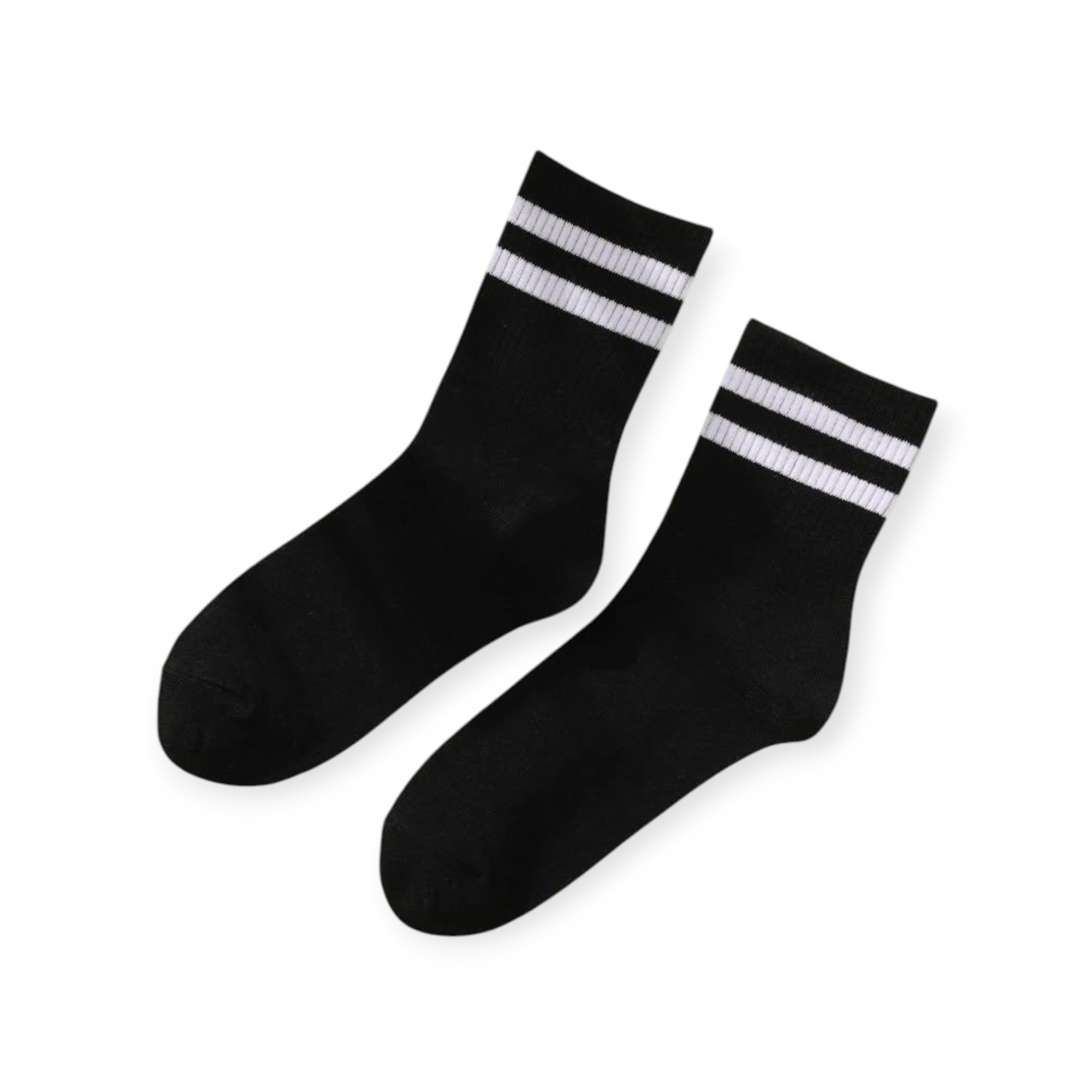 Black & White Sports Ankle Socks