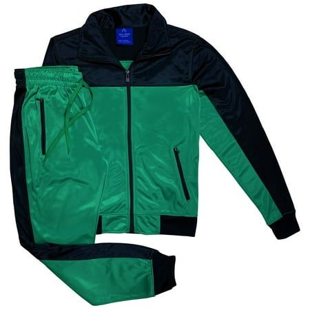 Green & Black Sports Tracksuit