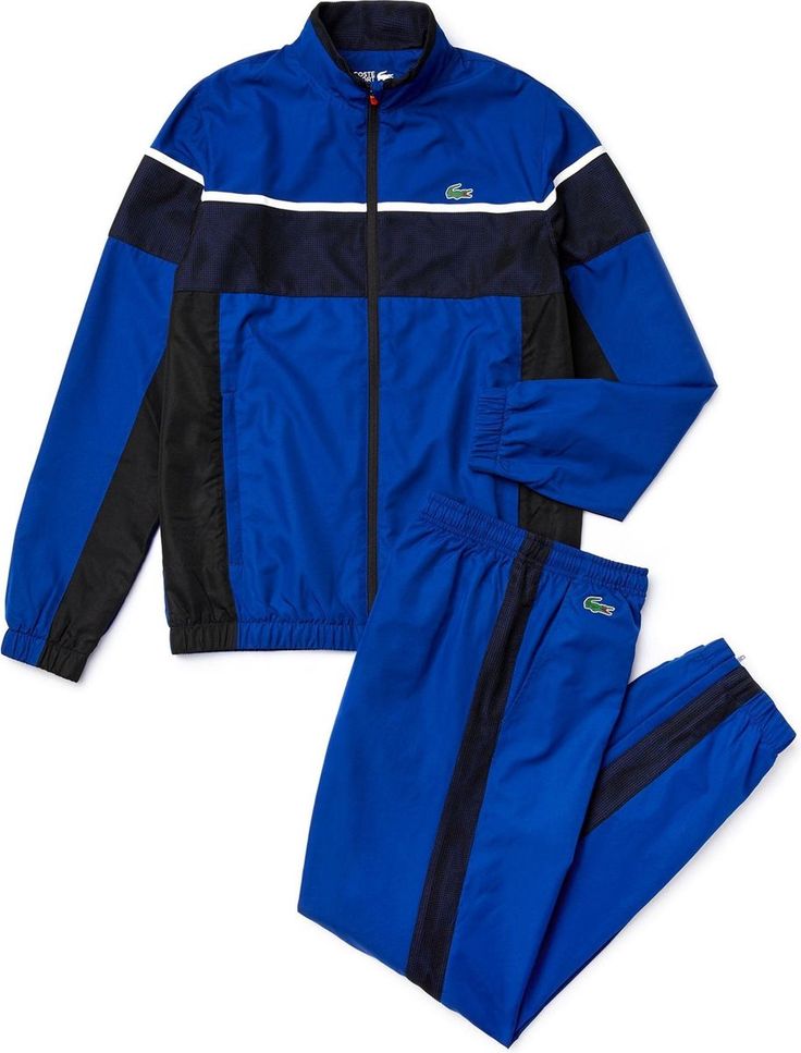 Black & Blue Contrast Tracksuit